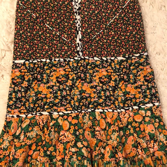 NWOT Coach 1941 Floral Front Placket Dress - Picture 7 of 8